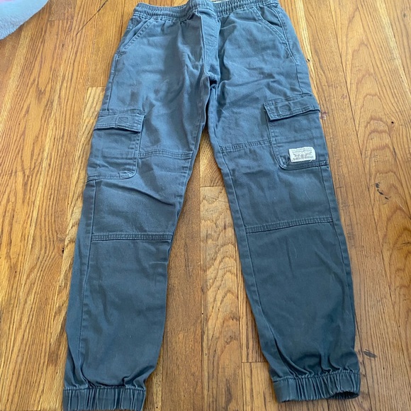 Levi’s Boys Cargo Jogger Pants Gray Size M 10–12 - Picture 3 of 8